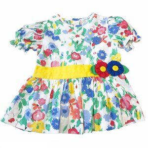 Vintage Floral Peplum Top